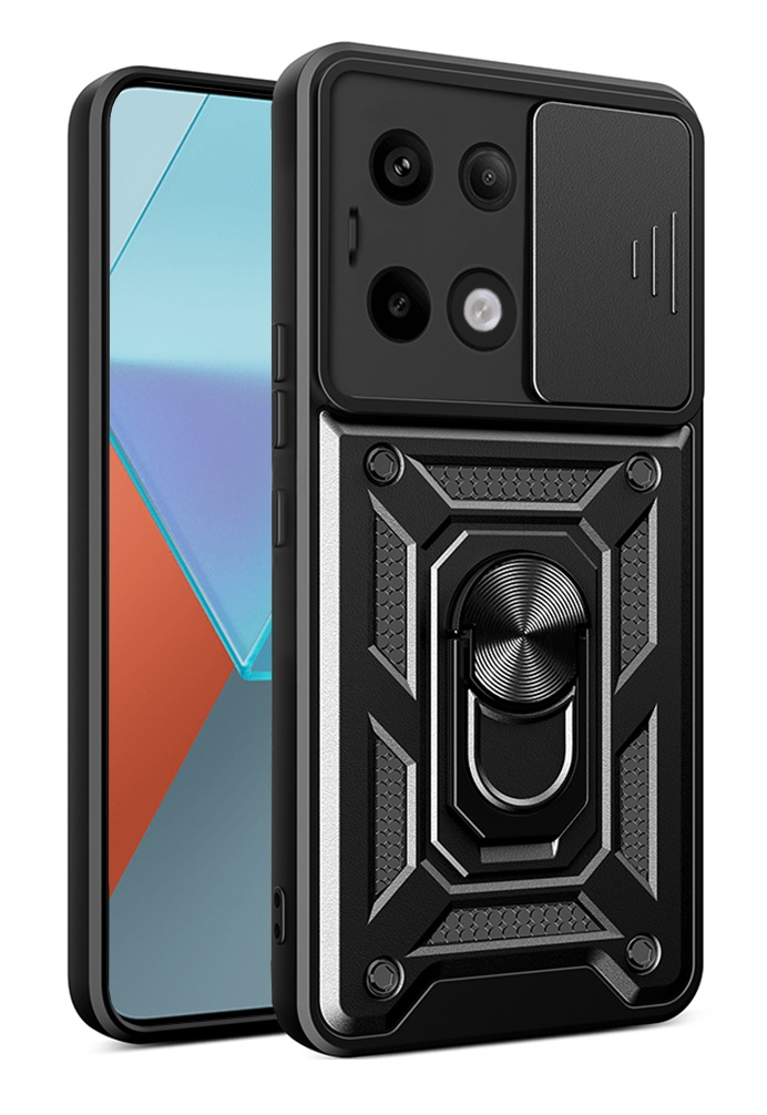 Kryt Armor Lens TopQ Xiaomi Redmi Note 13 Pro 5G ultra odolný černý 117946 (pouzdro neboli obal Xiaomi Redmi Note 13 Pro 5G)