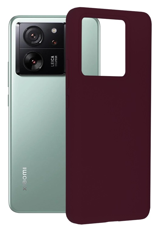 Levně Kryt TopQ Essential Xiaomi Redmi Note 13 Pro 5G burgundy 117951 (pouzdro neboli obal na mobil Xiaomi Redmi Note 13 Pro 5G)