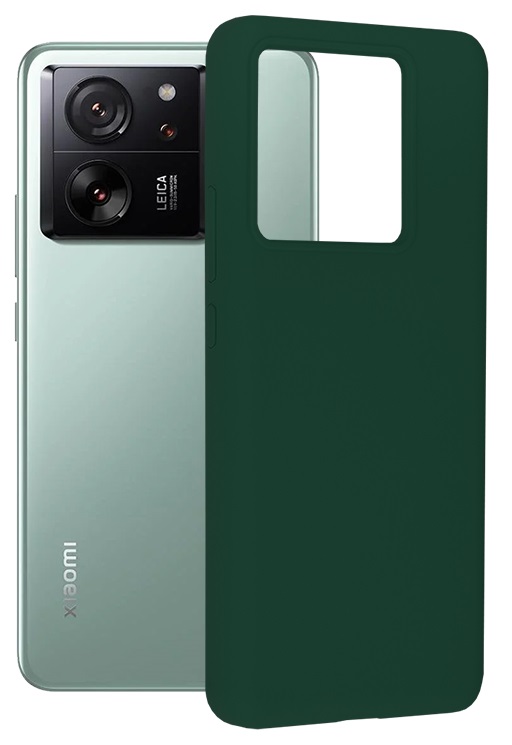 Levně Kryt TopQ Essential Xiaomi Redmi Note 13 Pro 5G tmavě zelený 117954 (pouzdro neboli obal na mobil Xiaomi Redmi Note 13 Pro 5G)