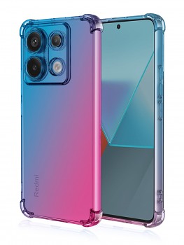 Zadní kryt na Xiaomi Redmi Note 13 Pro 5G Shock duhový modro-růžový