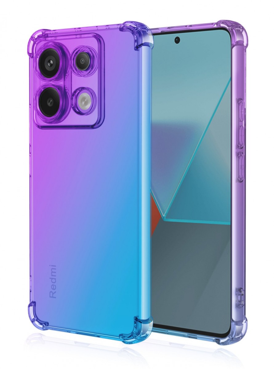Zadní kryt na Xiaomi Redmi Note 13 Pro 5G Shock duhový fialovo-modrý