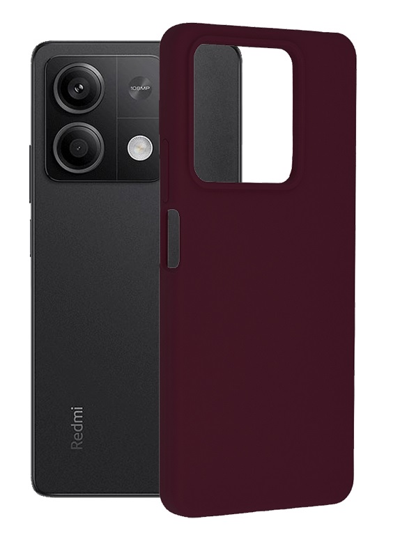 Levně Kryt TopQ Essential Xiaomi Redmi Note 13 5G burgundy 118006 (pouzdro neboli obal na mobil Xiaomi Redmi Note 13 5G)
