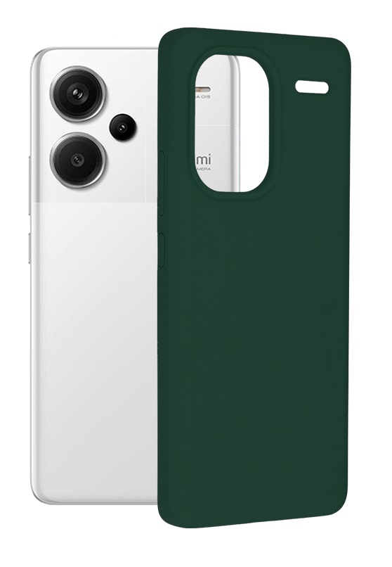 Levně Kryt TopQ Essential Xiaomi Redmi Note 13 Pro+ 5G tmavě zelený 118017 (pouzdro neboli obal na mobil Xiaomi Redmi Note 13 Pro+ 5G)
