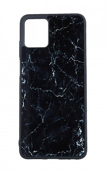 Zadní pevný kryt Marble na Motorola Edge 30 Neo Smoky Black