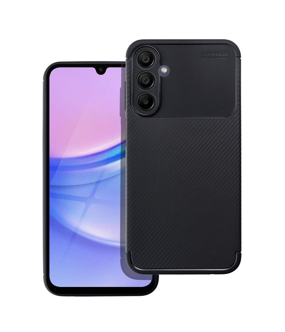 Zadní kryt Carbon Elite na Samsung A15 černý