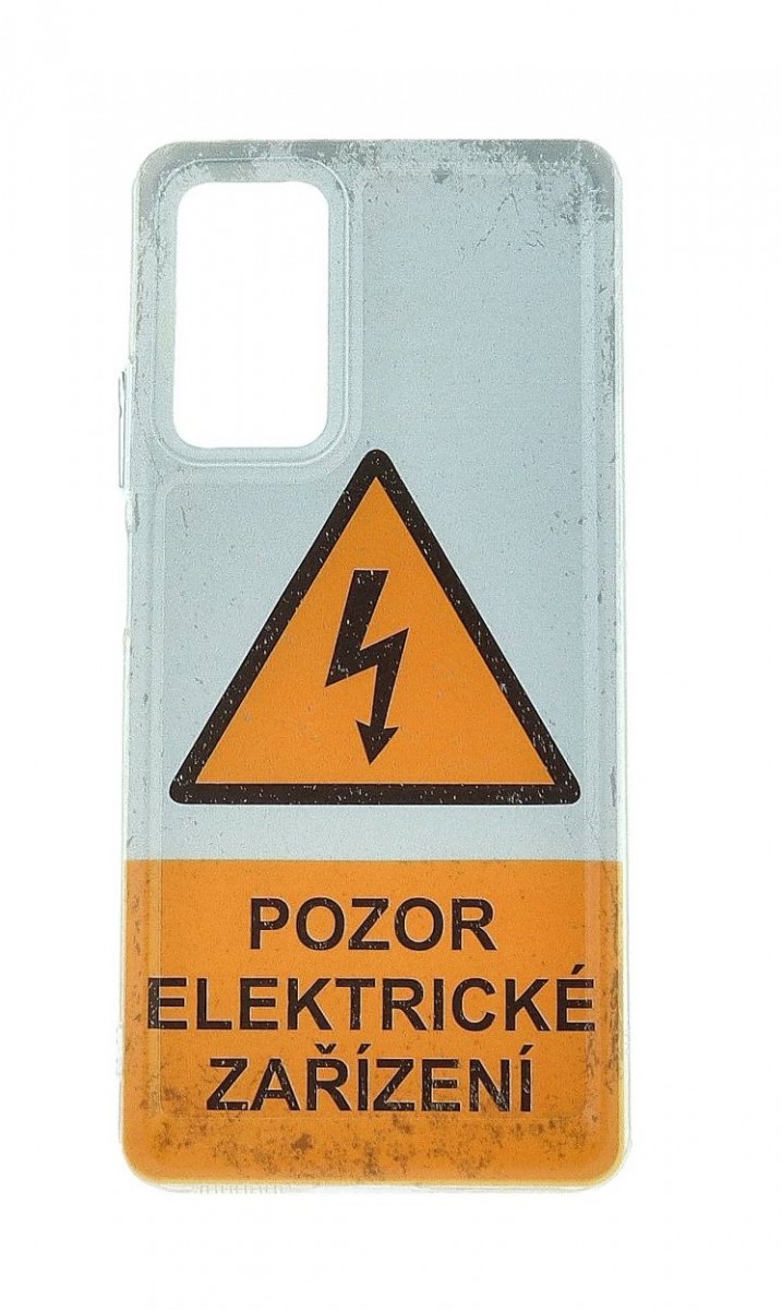 Zadní silikonový kryt na Xiaomi Redmi Note 11 Pro Pozor elektrické zařízení