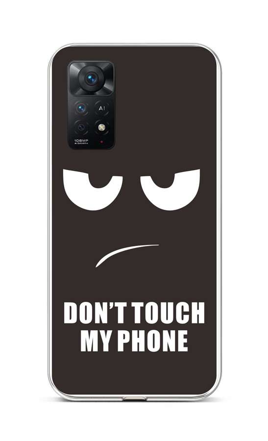 Zadní silikonový kryt na Xiaomi Redmi Note 11 Pro Don't Touch