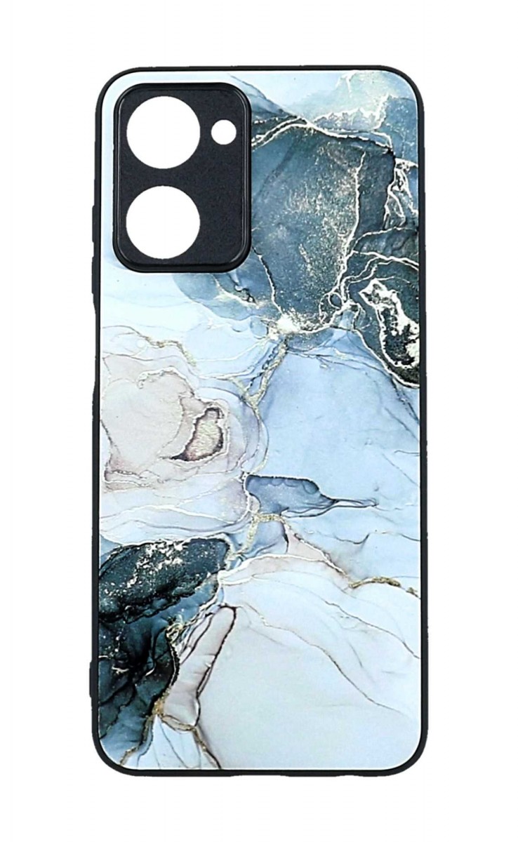 Zadní pevný kryt Marble na Realme 10 Smoky Color