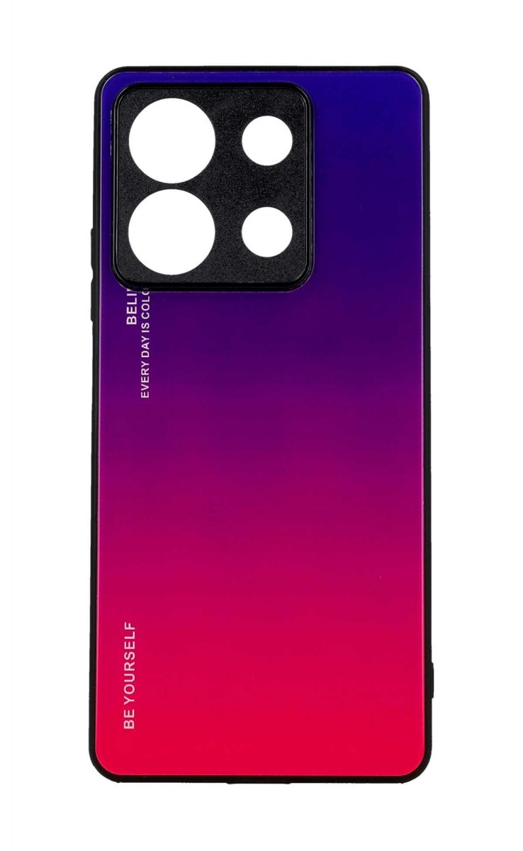 Zadní pevný kryt LUXURY na Xiaomi Redmi Note 13 5G duhový fialový