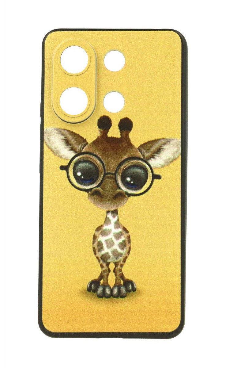 Zadní kryt DARK na Xiaomi Redmi Note 13 Cute Giraffe