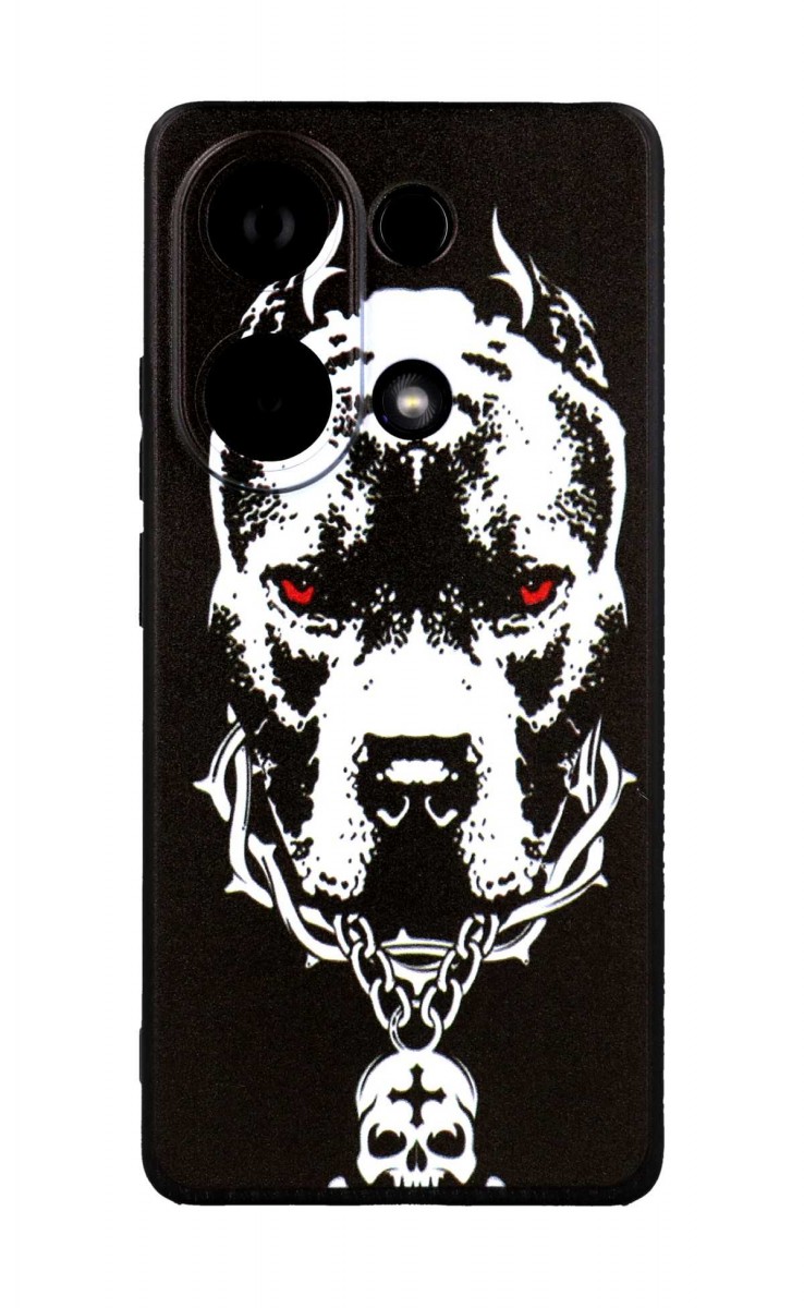 Levně Kryt TopQ Xiaomi Redmi Note 13 Pro Fighting Dog 118137 (pouzdro neboli obal na mobil Xiaomi Redmi Note 13 Pro)