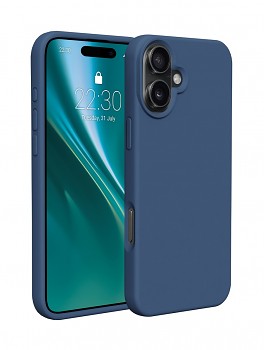 Zadní kryt Essential na iPhone 16 ocelově modrý