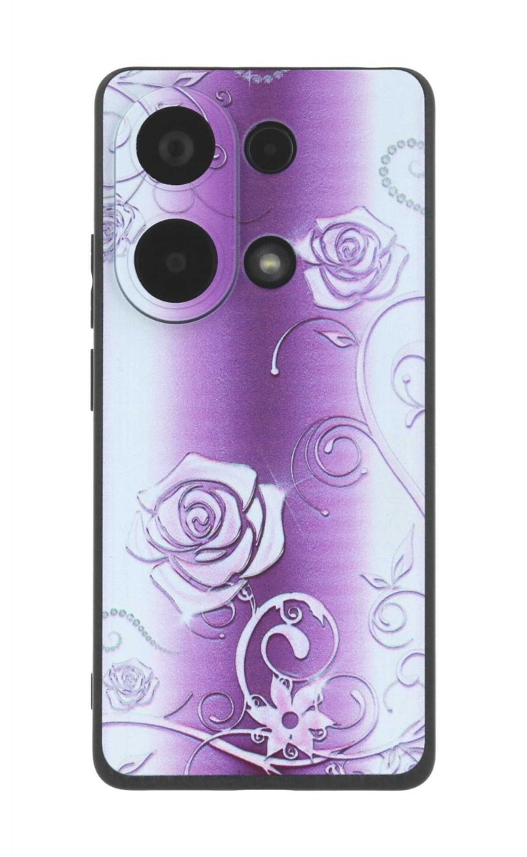 Levně Kryt TopQ Xiaomi Redmi Note 13 Pro Abstract Roses 118147 (pouzdro neboli obal na mobil Xiaomi Redmi Note 13 Pro)