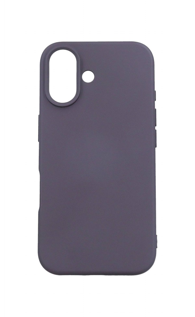Levně Kryt TopQ Essential iPhone 16 tmavě šedý 128148 (pouzdro neboli obal na mobil iPhone 16)