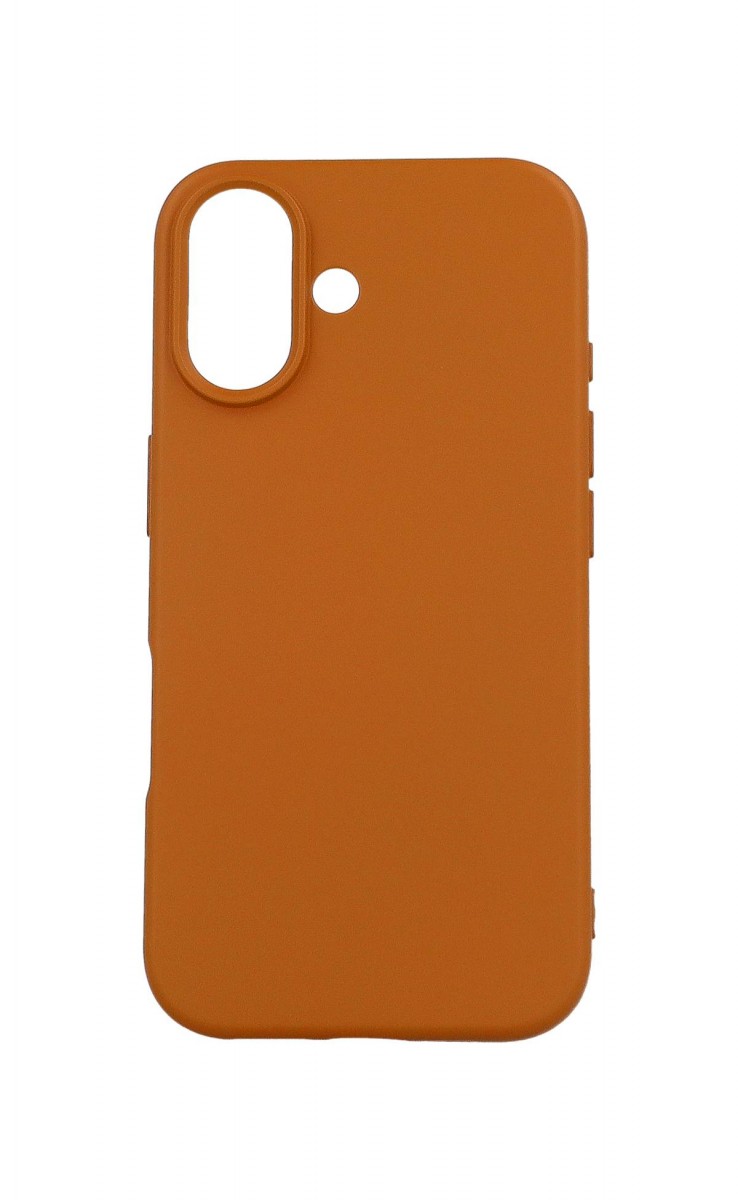 Levně Kryt TopQ Essential iPhone 16 karamelový 128149 (pouzdro neboli obal na mobil iPhone 16)