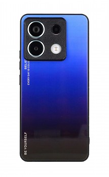 Zadní pevný kryt LUXURY na Xiaomi Redmi Note 13 Pro 5G duhový modrý