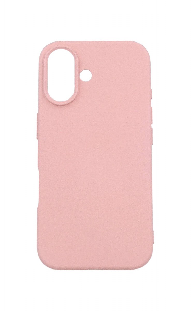 Levně Kryt TopQ Essential iPhone 16 světle růžový 128153 (pouzdro neboli obal na mobil iPhone 16)