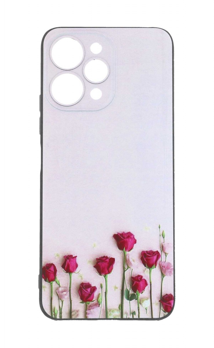 Levně Kryt TopQ Xiaomi Redmi 12 Roses 118162 (pouzdro neboli obal na mobil Xiaomi Redmi 12)