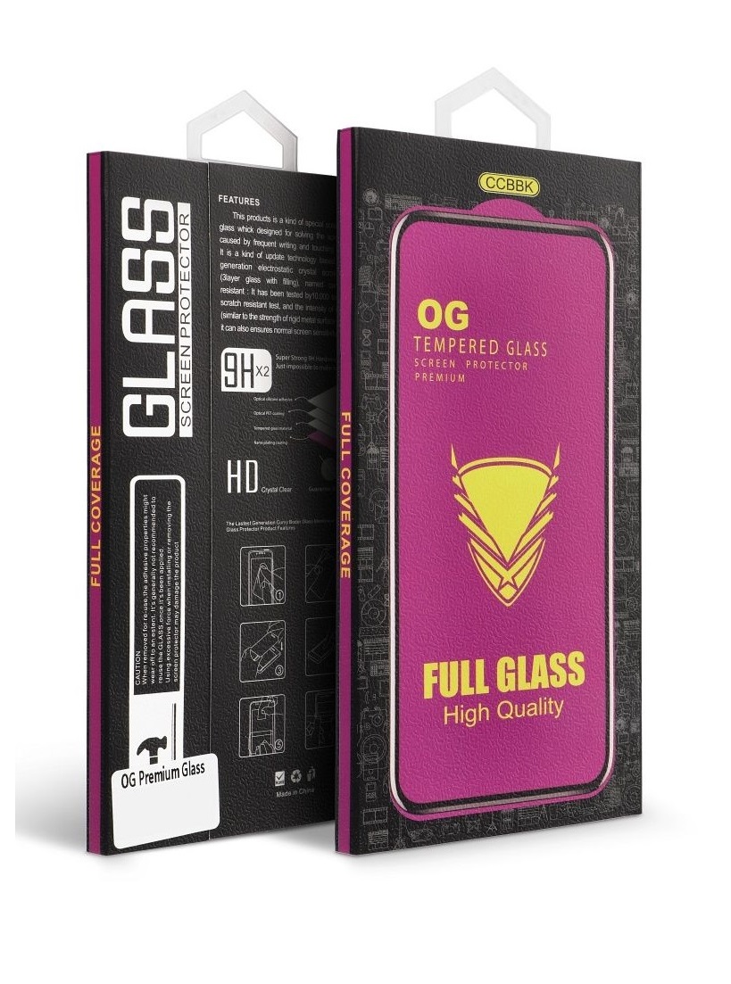 Levně Tvrzené sklo OG Premium Glass iPhone 16 Full Cover černé 128178 (ochranné sklo iPhone 16)