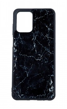 Zadní pevný kryt Marble na Motorola Moto G73 Smoky Black