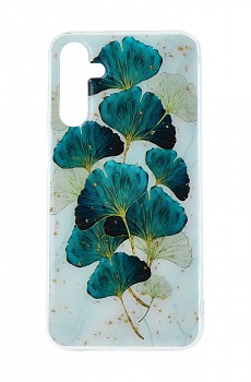 Zadní kryt Gold Glam na Samsung A15 Leaves