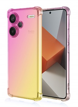 Zadní kryt na Xiaomi Redmi Note 13 Pro+ 5G Shock duhový růžovo-žlutý