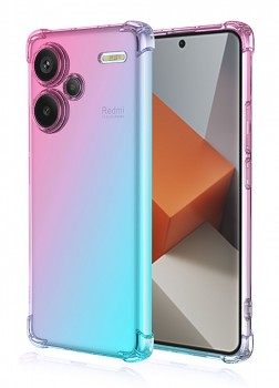 Zadní kryt na Xiaomi Redmi Note 13 Pro+ 5G Shock duhový mentolovo-růžový