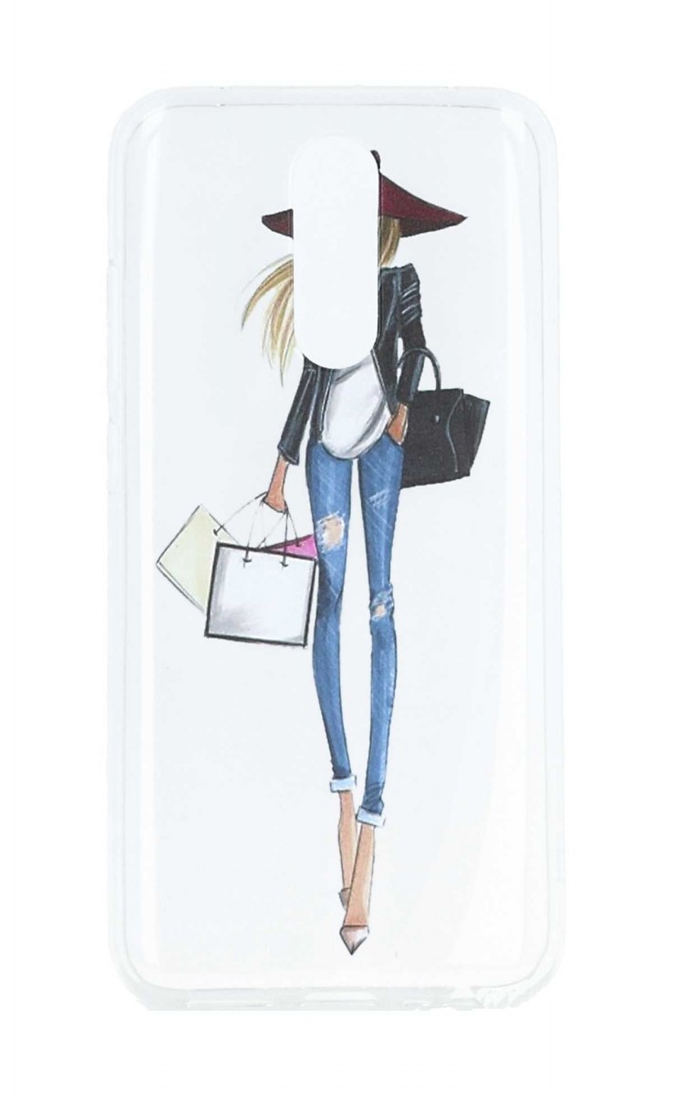 Levně Kryt TopQ Xiaomi Redmi 8 silikon Lady 2 48210 (pouzdro neboli obal na mobil Xiaomi Redmi 8)