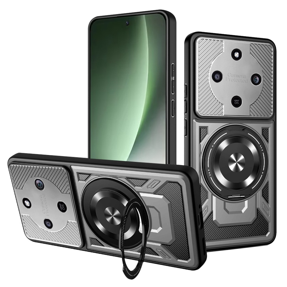 Levně Techsuit - RuggedCam - Honor Magic8 Lite - šedá