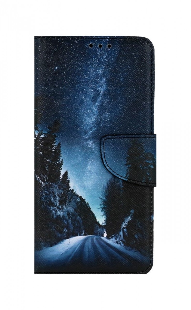 Knížkové pouzdro na Samsung A52 Zimní cesta