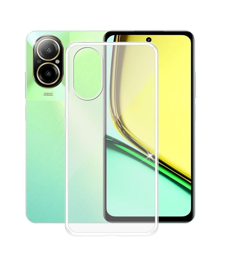 Levně Kryt TopQ Realme C67 průhledný ultratenký 0,5 mm 128292 (pouzdro neboli obal na mobil Realme C67)
