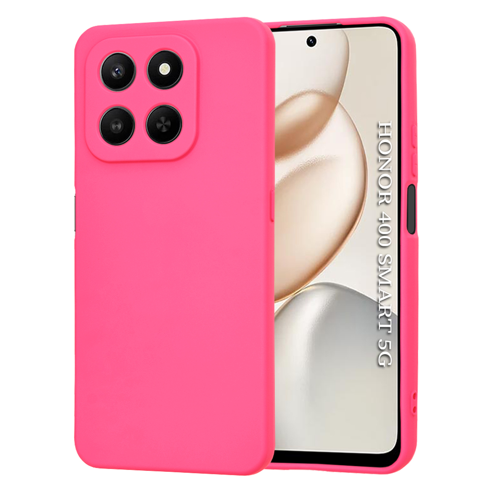 Levně Techsuit – SoftFlex – Honor 400 Smart 5G / 400 Smart 4G / X7d 4G – sytě růžová