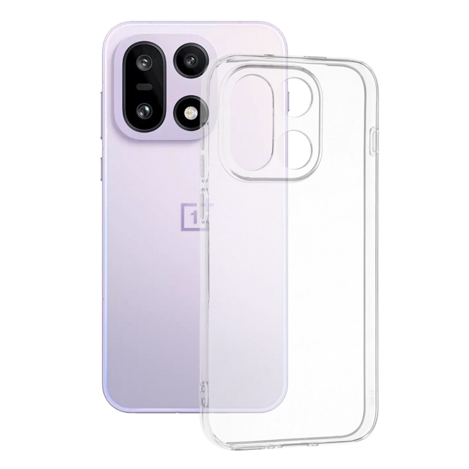 Levně Techsuit – průhledný silikon – OnePlus 15 – transparentní