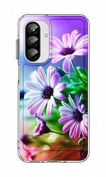 Zadní pevný kryt Image na Samsung A26 5G Fialové květy