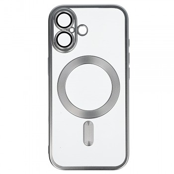 Zadní kryt Metallic MagSafe pro iPhone 17 stříbrný