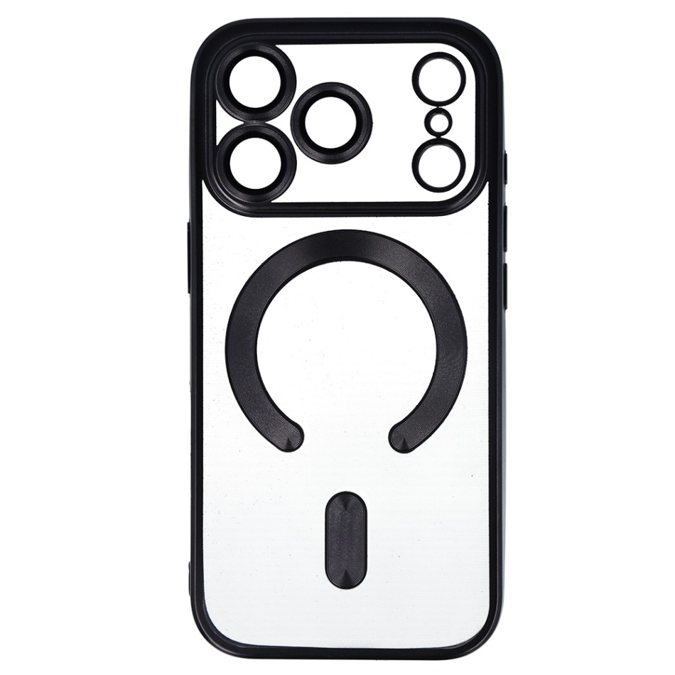 Zadní kryt Metallic MagSafe pro iPhone 17 Pro černý