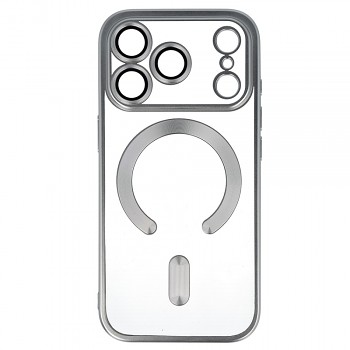 Zadní kryt Metallic MagSafe pro iPhone 17 Pro stříbrný
