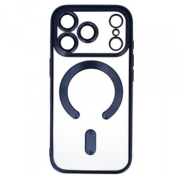Zadní kryt Metallic MagSafe pro iPhone 17 Pro Max modrý