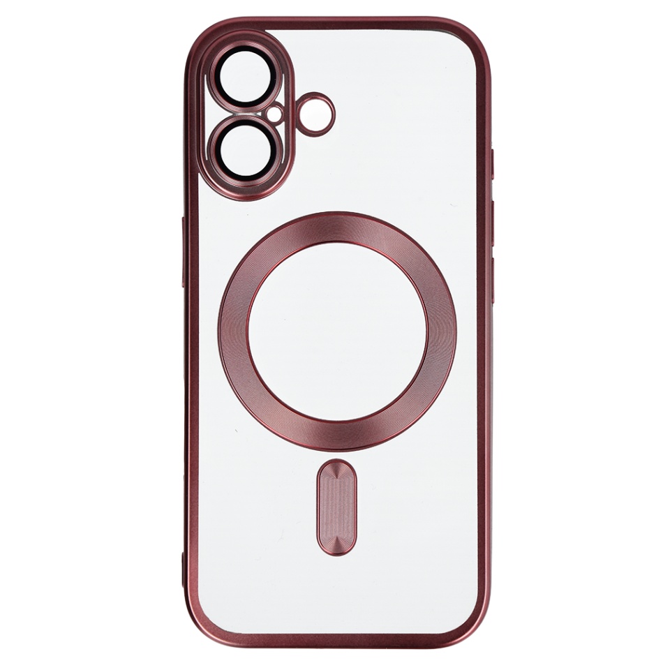 Zadní kryt Metallic MagSafe pro iPhone 17 růžový