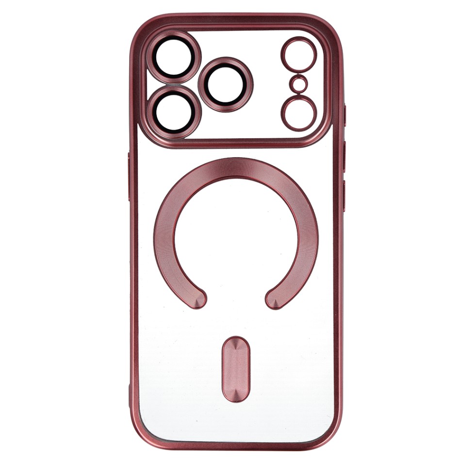 Levně Zadní kryt Metallic MagSafe pro iPhone 17 Pro Pink
