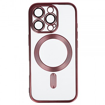 Zadní kryt Metallic MagSafe pro iPhone 16 Pro, růžový