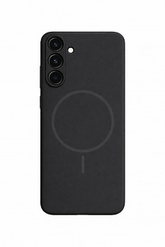 Zadní kryt Magsafe Slim Silicone pro Samsung Galaxy S25 černý