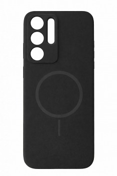 Zadní kryt Magsafe Slim Silicone pro Samsung Galaxy S25 Ultra černý