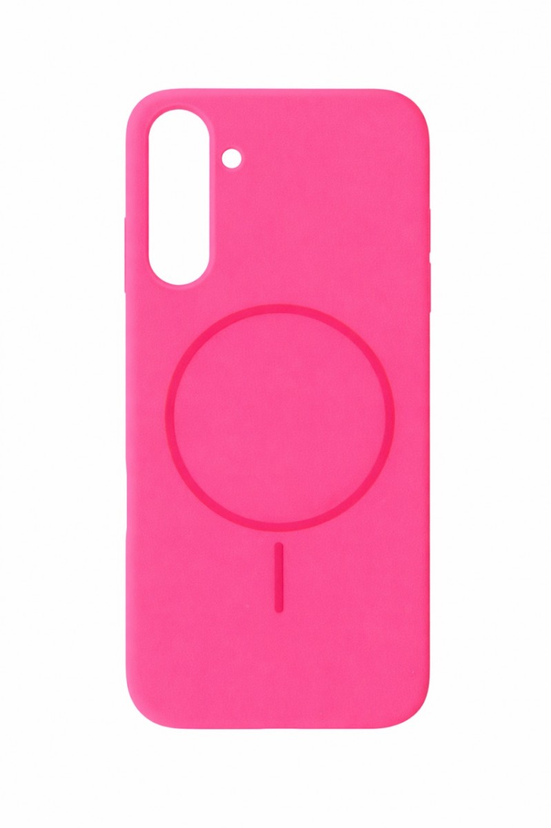 Zadní kryt Magsafe Slim Silicone pro Samsung Galaxy S25 růžový