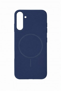 Zadní kryt Magsafe Slim Silicone pro Samsung Galaxy S25 navy