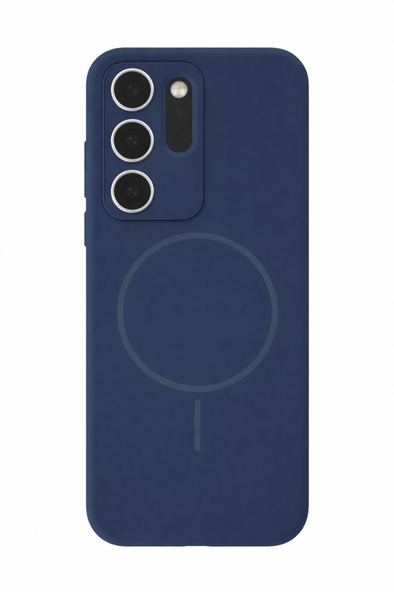 Zadní kryt Magsafe Slim Silicone pro Samsung Galaxy S25 Ultra navy