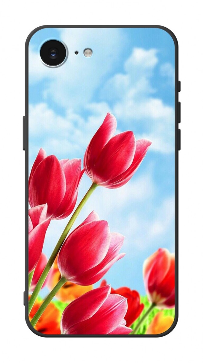 Zadní kryt DARK na iPhone 16e Tulips