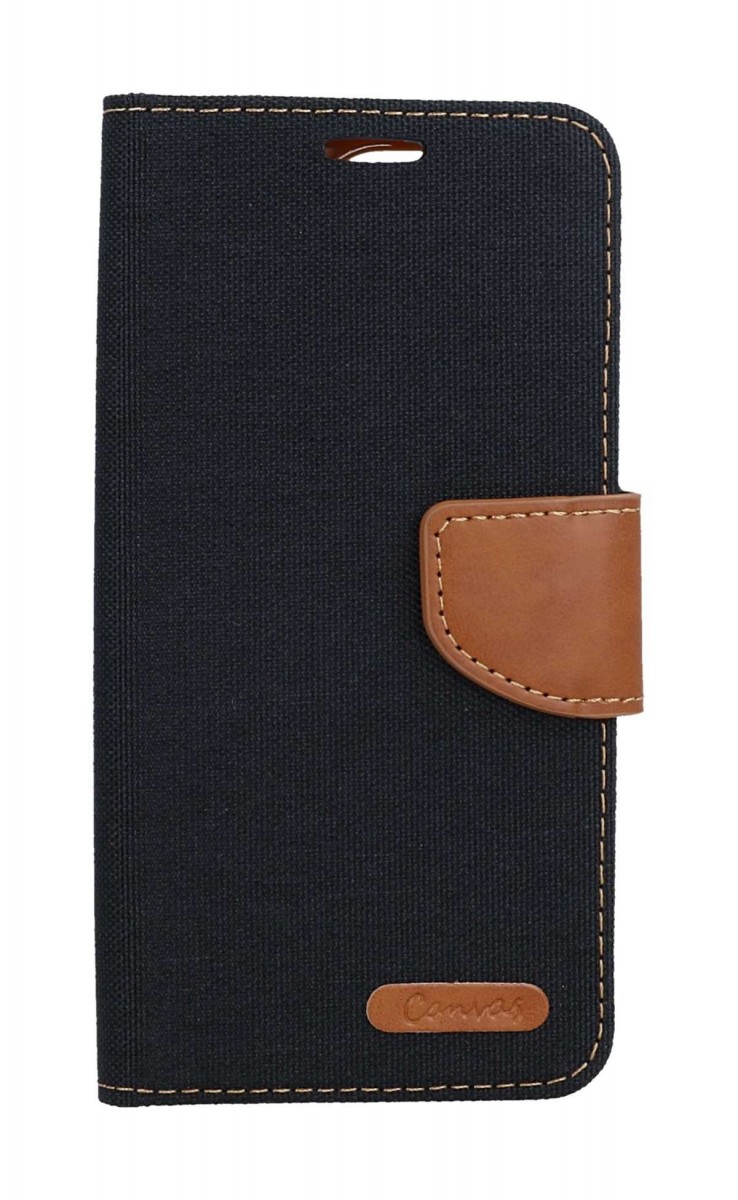 Levně Pouzdro Canvas iPhone 14 Pro knížkové černé 108441 (kryt neboli obal na mobil iPhone 14 Pro)
