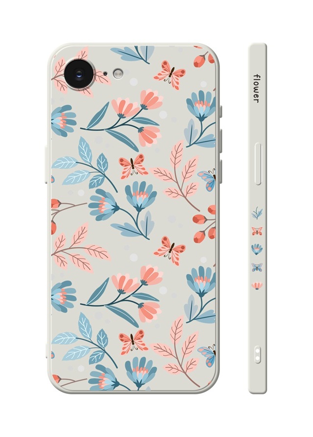 Zadní kryt Design na iPhone 16e Romantické kvítky