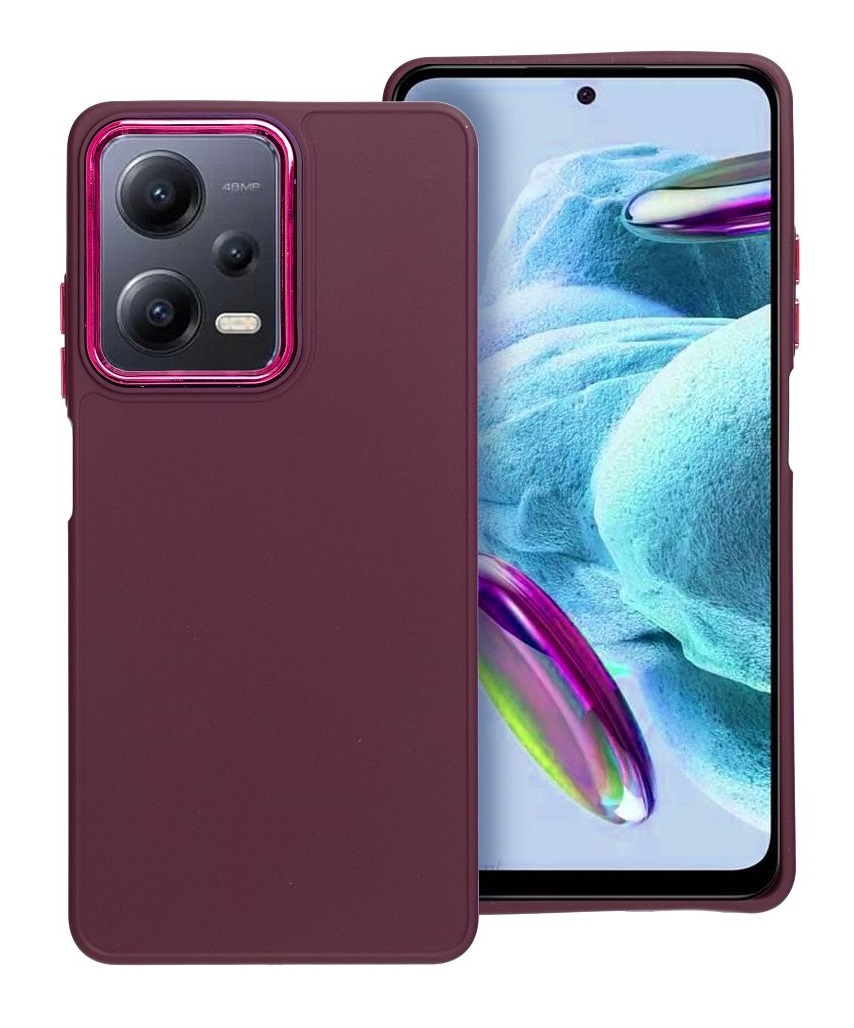 Levně Kryt TopQ Frame Xiaomi Redmi Note 12 Pro+ 5G fialový 108448 (pouzdro neboli obal na mobil Xiaomi Redmi Note 12 Pro+ 5G)